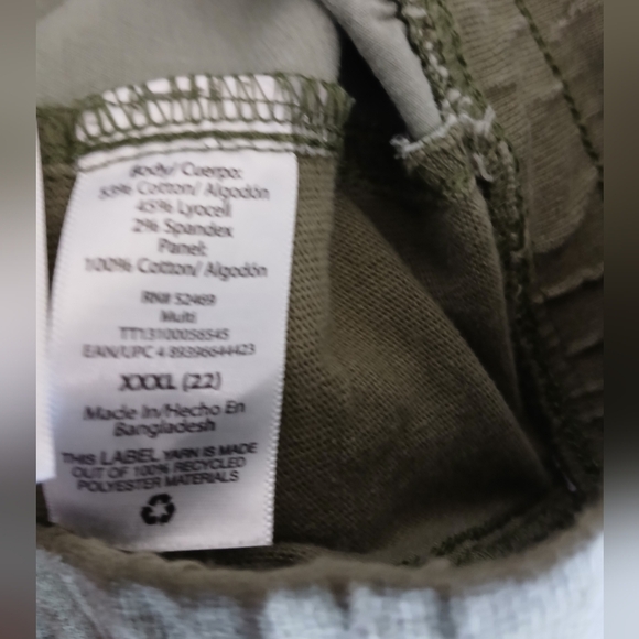 Time and Tru Green Sweatpants Joggers - Picture 4 of 4